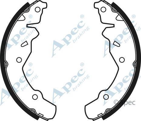 APEC BRAKING Комплект тормозных колодок SHU628